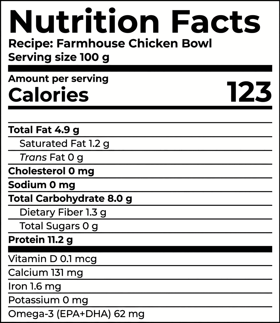 Nutritional info