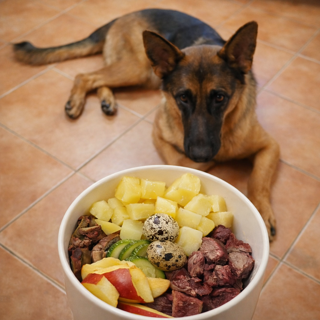 German Shepherd with PupChef